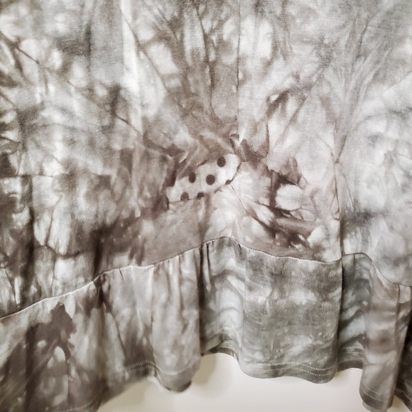 Spade & Heart tie dye cold shoulder dress large - Picture 7 of 14